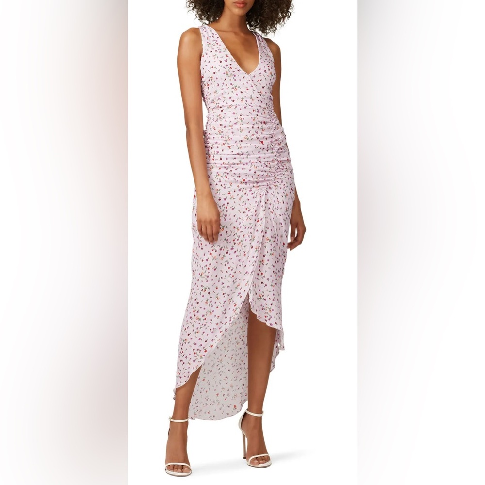 Nicholas Floral Drape Front Dress 16